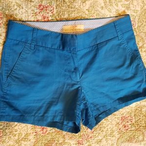 Blue J. Crew Chino Shorts